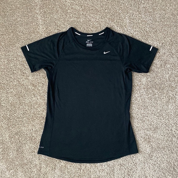 Nike Dri-FIT Miler Short Sleeve Running Top - Picture 1 of 10